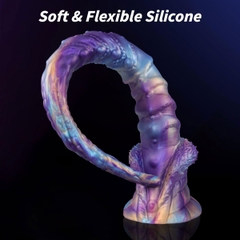 SMT3665 - Đồ chơi hậu môn anal long silicon có bi nổi dài 44.5cm