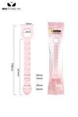 SMT3708 - Butt plug hậu môn hình xương cá với đầu nhọn dài 198mm
