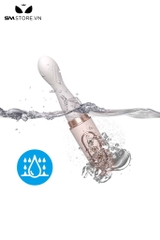 SMT3747 - Máy rung đầu dương vật có nắp tháo đậy silicon dài 209mm