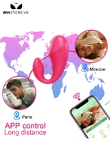 SMT3750 - Máy rung 2 đầu với đầu dương vật điều khiển APP có 9 chế độ