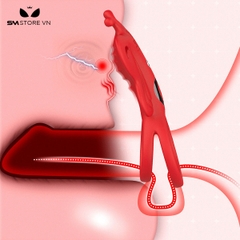 SMT3795 - Vòng đeo gốc dương vật ngụy trang hình con bướm dài 12.5cm