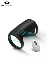 SMT3796 - Vòng đôi rung đeo gốc dương vật điều khiển APP dài 66mm