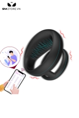 SMT3801 - Vòng rung đeo gốc dương vật có 10 chế độ sạc điện dài 6cm