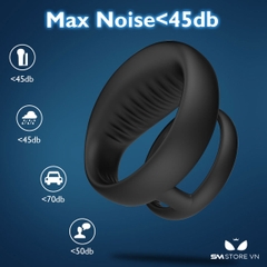 SMT3801 - Vòng rung đeo gốc dương vật có 10 chế độ sạc điện dài 6cm