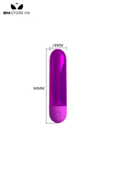 SMT3810 - Trứng rung mini silicon Pretty Love có 10 tần số dài 80mm