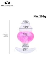 SMT3812 - Huge anal silicon đầu dương vật trong suốt có 2 size
