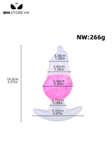 SMT3812 - Huge anal silicon đầu dương vật trong suốt có 2 size