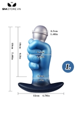 SMT3814 - Huge anal ngụy trang tay cầm mic silicon dài 12 15 và 19cm