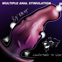 SMT3816 - Đồ chơi hậu môn anal huge có gai mềm đế cong và 4 size
