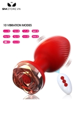 SMT3829 - Máy rung hậu môn hình xoắn ốc có 10 chế độ dài 90mm