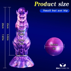 SMT3840 - Dương vật giả monster bắn trứng dài 20cm silicon gắn tường