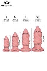 SMT3846 - Đồ chơi hậu môn anal huge xoắn ốc đế gắn tường có 4 size