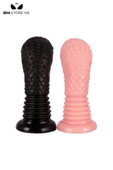 SMT3847 - Huge anal silicon đàn hồi vảy cá và bi nổi đế dính tường