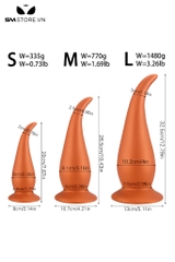SMT3852 - Đồ chơi hậu môn huge anal trơn đuôi lợn silicon co giãn