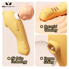 SMT3882 - Máy rung hút con mèo lười điều khiển qua APP có 10 chế độ