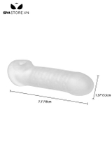 SMT3910 - Dương vật giả rỗng ruột silicon có quai đeo dài 18cm