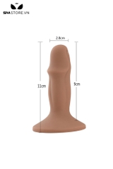 SMT3919 - Cu giả mini đế hít tường dài 11cm chất liệu silicon co giãn