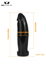 SMT3920 - Dương vật giả mini đế gắn tường bằng silicon dài 17.5cm