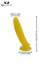 SMT3922 - Dương vật giả hình quả chuối silicon đế gắn tường dài 16,2cm