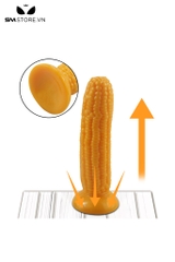 SMT3923 - Chim giả ngụy trang bắp ngô vàng silicon đế hít tường