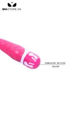SMT3932 - Máy rung silicon đầu dương vật có 10 tần số dài 218mm