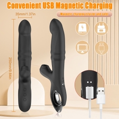 SMT3933 - Máy rung hút 2 đầu mix chế độ thụt xoay dài 25cm sạc điện