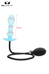 SMT3951 - Đồ chơi hậu môn anal pump dạ quang thiết kế 3 tầng silicon