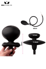 SMT3954 - Đồ chơi hậu môn anal pump silicon co giãn 2 tầng dài 11cm
