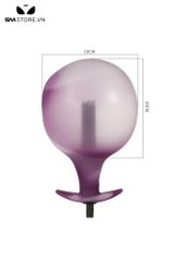 SMT3955 - Anal pump với dương vật giả trong suốt silicon mềm dài 11cm