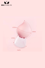 SMT3959 - Set 2 hút núm vú bơm tay hình quả đào silicon dài 6,6cm