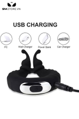 SMT3983 - Vòng rung đeo dương vật có 10 chế độ đường kính 3.5cm