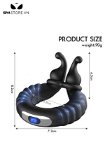 SMT3983 - Vòng rung đeo dương vật có 10 chế độ đường kính 3.5cm