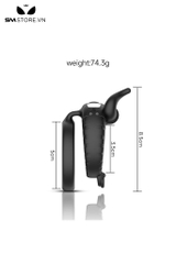 SMT3984 - Vòng rung đeo cu silicon hình sừng trâu có 10 tần số sạc điện