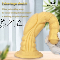 SMT3995 - Đồ chơi SM long anal đế dính tường silicon đàn hồi dài 29.5cm