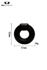 SMT4008 - Vòng đeo gốc dương vật silicon co giãn thiết kế hình tròn trơn