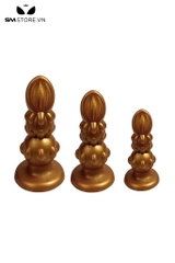 SMT4038 - Anal beads cánh hoa có các rãnh đối xứng đế dính tường