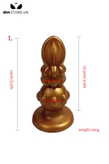 SMT4038 - Anal beads cánh hoa có các rãnh đối xứng đế dính tường