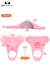 SMT4058 - Khóa trinh tiết rỗng ruột hình sao biển đeo bìu bằng nhựa
