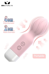 SMT4121 - Chày rung tình yêu mini sạc điện có 10 tần số dài 12cm
