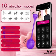SMT4127 - Trứng rung 2 đầu ngụy trang quả táo điều khiển qua APP