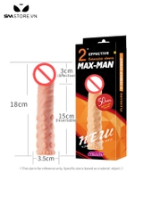 SMT4151 - Bao cao su đôn có nhiều hạt nổi ở cuối đường kính 3.5cm
