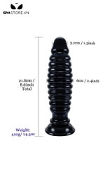 SMT4182 - Anal long khủng lồ thiết kế dạng lò xo đế dính tường dài 21cm