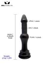 SMT4184 - Đồ chơi hậu môn anal long thiết kế dạng lò xo phình giữa