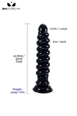 SMT4187 - Anal long thiết kế hình lò xo đế dính tường dài 22.8cm