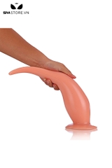 SMT4190 - Long anal silicon mềm đuôi siêu dài và nhọn đế gắn tường