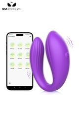 SMT4198 - Trứng rung 2 đầu vân dọc có 10 tần số điều khiển qua APP