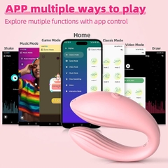 SMT4198 - Trứng rung 2 đầu vân dọc có 10 tần số điều khiển qua APP
