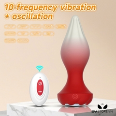 SMT4203 - Máy rung hậu môn silicon gradient có 10 tần số xoay 360 độ
