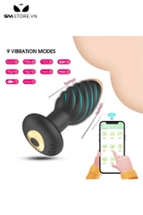 SMT4206 - Máy rung hậu môn xoắn ốc điều khiển từ xa và 9 chế độ