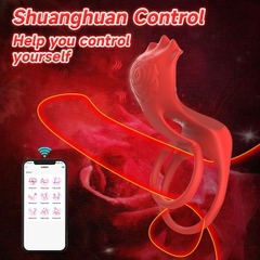 SMT4215 - Vòng rung đeo gốc dương vật có 10 chế độ điều khiển qua APP